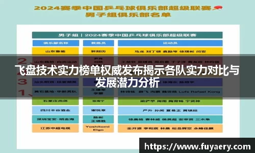 飞盘技术实力榜单权威发布揭示各队实力对比与发展潜力分析