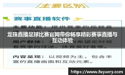 龙珠直播足球比赛官网带你畅享精彩赛事直播与互动体验