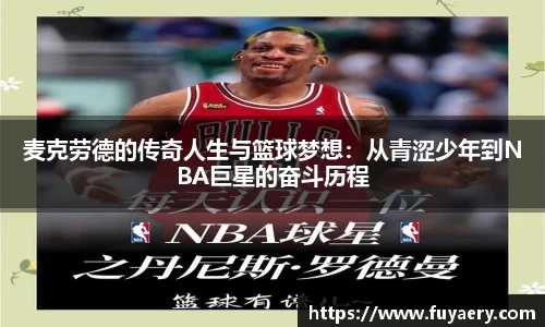 麦克劳德的传奇人生与篮球梦想：从青涩少年到NBA巨星的奋斗历程
